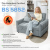 2 Seater Sofa Bed, 3-in-1 Sleeper Sofa with Adjustable Backrest