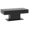 High Gloss Coffee Table with LED Light Living Room Cocktail Sofa Center Table