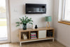 Bio fireplace 900x400 with glass Black Structural