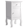 Wooden Bedside Table Sofa Side End Table Nightstand Cabinet with Drawer and Door