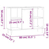 Bathroom Under Sink Cabinet Basin Storage Cupboard Vanity Unit Furniture