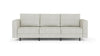 Nordinahoma Briana, White (Bouclé), Three Seater Sofa