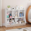 Kids Toy Storage Organizer Children Bookshelf w/ Storage Cubbies Shelf Toddler