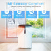12000 BTU Portable Air Conditioner 5-in-1 AC Unit with Cool Heat