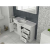 Bathroom Cabinet Vanity Unit Sink Basin Storage White Ceramic Bundle Furniture
