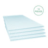14Pcs Clear Polycarbonate Roofing Sheets Twinwall Panels Greenhouse Sheet 4mm