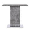 Parini Wooden Bar Table Rectangular In Concrete Effect