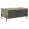 Oak & Grey Coffee Table Harvard with Storage Stylish Modern Design