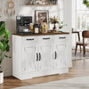 Sideboard Kitchen Cabinet with 3 Drawers and 3 Doors Wooden Storage Cupboard Lxg