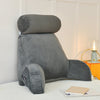 Backrest Reading Pillow with Neck Rest Lumbar Support Arm Seat Cushion Lounger