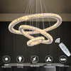 Modern Crystal Chandelier LED Pendant Lights Living Room Bedroom Ceiling Light