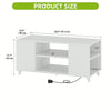 High Gloss Coffee Table with LED Light Living Room Cocktail Sofa Center Table