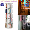 159cm Rotating Bookshelf 5-Tier Rack Display Floor Standing Bookcase Toy Storage