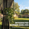 3 x 3 m Garden Gazebo with Shelves, UPF50+ Permanent Gazebo