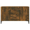 Modern Wooden Sideboard Storage Cabinet Unit With 2 Doors & 2 Drawers Wood Units