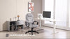 Executive Office Chair High Back Computer Chair with Armrests Grey