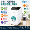 Portable Air Conditioner 12000BTU Dual Hose Quiet WiFi Heat Inverter A++