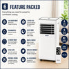 MYLEK Portable Air Conditioner with Dehumidifier 9000 BTU