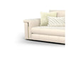 Sofology The Oscar Ecru Mix Super Matt Velvet & Gold Loveseat Armchair RRP £1199
