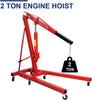2 Ton Hydraulic Folding Engine Crane Hoist Lift Stand Lifting Garage Workshop UK