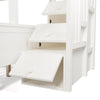 Triple Bunk Bed 4ft6 Double & 3ft Single Pine Wooden Bed Frame for Kids, Adults