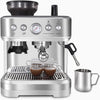 Espresso Machine 15 Bar Cappuccino Latte Maker with Milk Frother Steam Wand UK