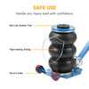 Pneumatic Triple Air Bag Jack Folding Handle 3 Ton 6600 lbs 40cm Car Lift Height