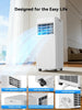 7000 BTU Portable Air Conditioner 4-in-1 Dehumidifier Fan Sleep Mode 24H Timer