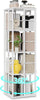 4-Tier Rotating Bookshelf, Bookshelf Tower, Freestanding Book Storage Rack