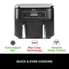 Ninja Foodi Dual Zone Air Fryer | 7.6L, 6 Functions | REFURB | AF300UK