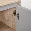 60x60cm Under-Sink Storage Cabinet w/ Adjustable Shelf 2 Doors Cabinet