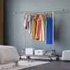 167-180cm Extendable Carbon Steel Wardrobe Clothes Rail Adjustable Hanging Rod