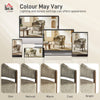 Accent Chair, Upholstered Armchair with Solid Wood Legs, Light Brown