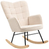 Nursing Rocking Chair Nursery Glider Rocker Armchair for Living Room Refurbished