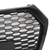 Gloss Black Front Bumper Grille Honeycomb Grill For Q5 SQ5 B9 2018-2020