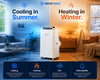 FrostWave 12000 BTU Portable Air Conditioner 4-in-1 Cooling & Heating