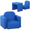 2 in 1 Kids Sofa Set Table and Chair Set Toddler Armchair Seat