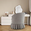 Mid-Century Modern Accent Armchair, Compact Space-Saving Chair 300lb Capacity