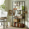 6 Tier Storage Shelves, Free Standing Book Shelf for Study, Living Room
