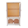 Portable Wardrobe Folding Closet With Shelves Clothes Cabinet Storage Toys Box