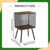 Record Player Stand Vinyl Record Storage Table for Office Bedroom Indoor