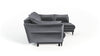 Corner Sofa Bed Storage Container Sleep Function Springs Grey Yellow OPTIMUS