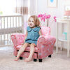 Kids Armchair Children Sofa Set with Footrest Toddler Padding Couch