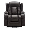 CAESAR DUAL MOTOR RISER RECLINER LEATHER MOBILITY ARMCHAIR MASSAGE HEATED CHAIR