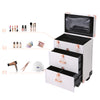Professional Makeup Case Trolley Large Storage Cosmetic Vanity Trolley on Wheels