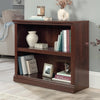2 Shelf Bookcase Small Open Storage Cabinet with Adjustable Shelf, Freestanding