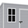 6ft x 6ft Plastic Sheds Outdoor Garden Shed Lockable Utility Tools Storage House