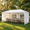 6m x 3m Garden Gazebo Marquee Canopy Party Tent Canopy Patio White