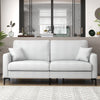 Home Sofa Modern Loveseat 2 Seater Couch Upholstered Sofa with Armrest & Pillows