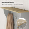 Grey Coat Stand with Shoe Storage, Hallway Unit & Storage Bench,